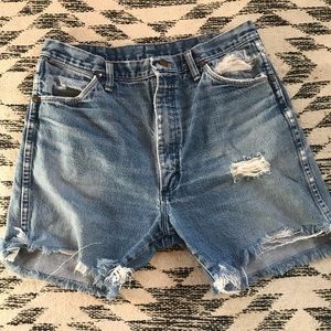 Vintage Wrangler cut offs